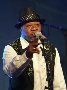 Congolese singer Papa Wemba performs dur