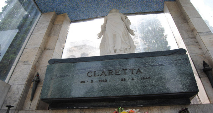 Roma Assicurata La Manutenzione Della Tomba Di Claretta Petacci Al Verano Tgfuneral24