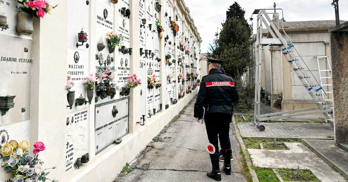 Rovigo. Ancora un saccheggio al cimitero comunale.