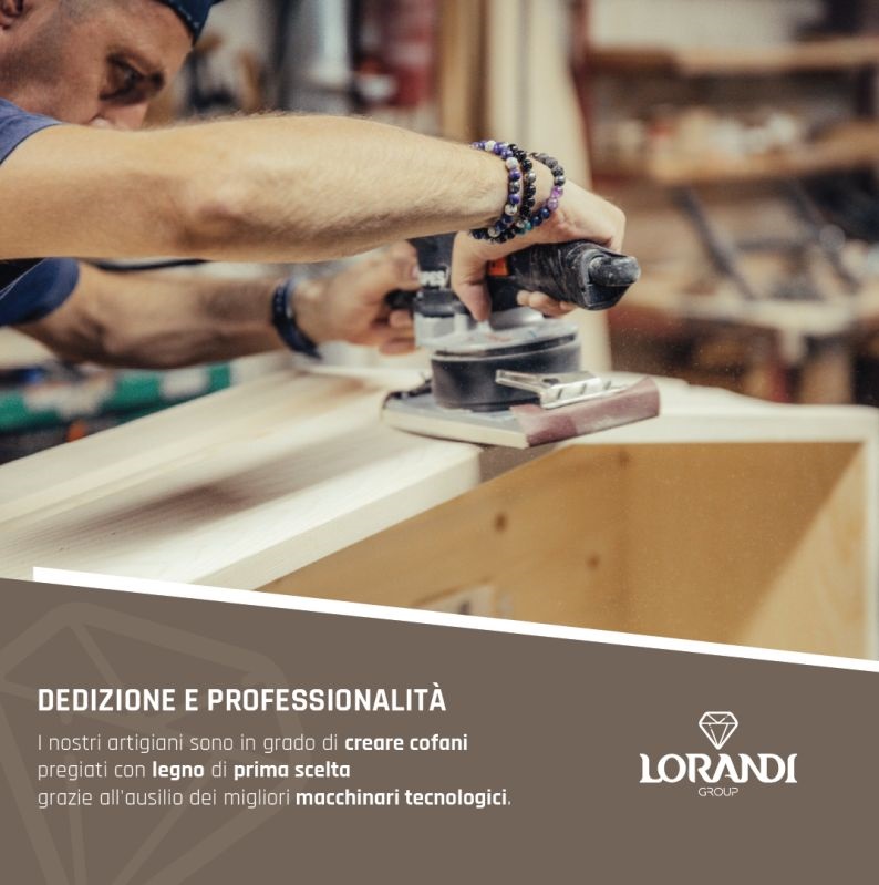 Lorandi Group, lavorazione legno per cofani funebri