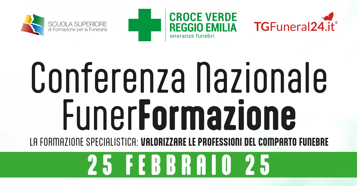 Conferenza Nazionale FunerFormazione – Premio Carmelo Pezzino 2025: a Reggio Emilia un imperdibile evento del settore funebre.