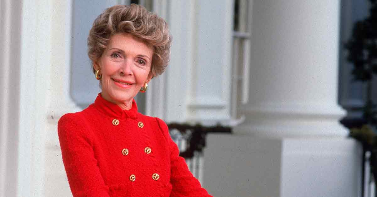 6 marzo 2016. Muore la first lady Nancy Reagan.