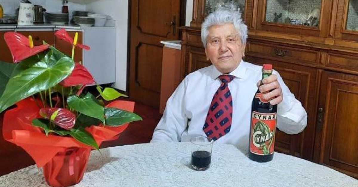 Addio a Rino Dondi Pinton, morto a 103 anni l’inventore del Cynar.