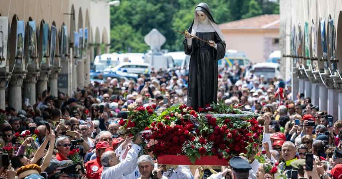 Santa Rita processione