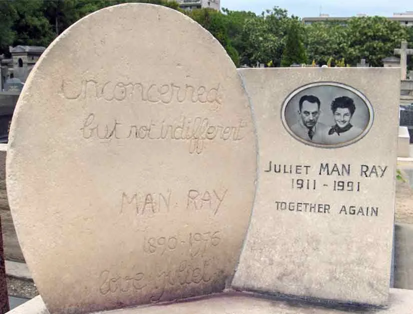 tomba epitaffi Man Ray